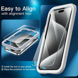 ZeroDamage Ultra Strong Tempered Glass Screen Protector for iPhone 13 Pro Max & iPhone 14 Plus – 2-Pack, Clear product image