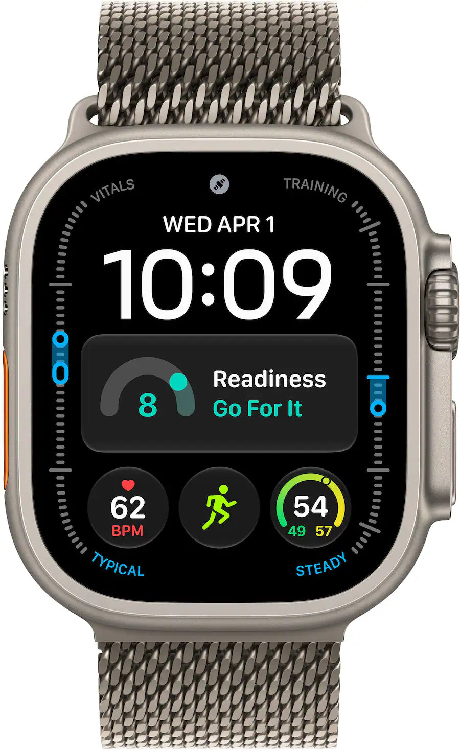 Apple Watch Ultra 4 (2026) GPS + Cellular 49mm Titanium Case with Natural Titanium Milanese Loop – Large – Unlocked product image
