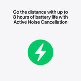 Apple - AirPods Pro 3, Wireless Active Noise Cancelling Earbuds with Heart Rate Sensing Feature - White