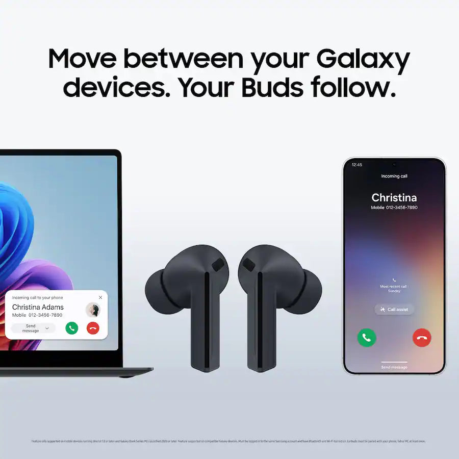 Samsung Galaxy Buds3 FE Wireless Earbuds – Black product image