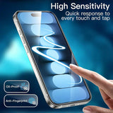ZeroDamage Ultra Strong Tempered Glass Screen Protector for iPhone 13 Pro Max & iPhone 14 Plus – 2-Pack, Clear product image