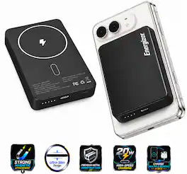 Entronix Magnetic Wireless Power Bank 10000mAh for iPhone and Android Devices – Black product image