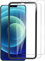 SaharaCase ZeroDamage Ultra Strong Tempered Glass Screen Protector for iPhone 12 & iPhone 12 Pro – 2-Pack, Clear product image