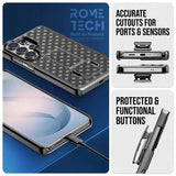 RomeTech Samsung Galaxy S26 Ultra 2026 Holster Case with Belt Clip & Kickstand – Black product image