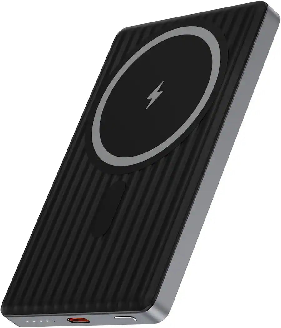 Entronix Magnetic Wireless Power Bank 12000mAh for iPhone and Android Devices – Black product image
