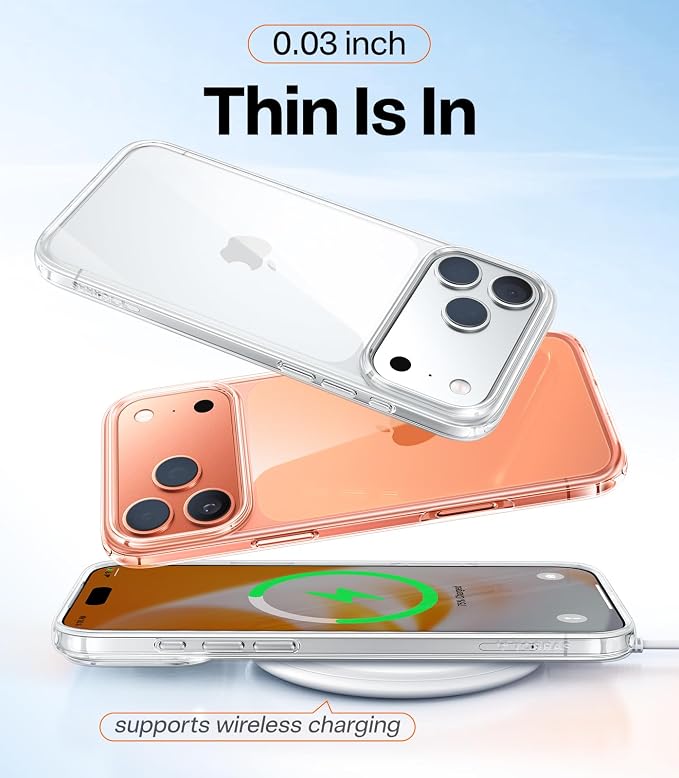 TORRAS Clear Case for iPhone 17 Pro Max | Anti-Yellowing
