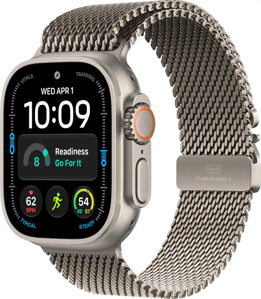 Apple Watch Ultra 4 (2026) GPS + Cellular 49mm Titanium Case with Natural Titanium Milanese Loop – Large – Unlocked product image