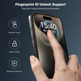 ZeroDamage Ultra Strong Tempered Glass Screen Protector for iPhone 13 Pro Max & iPhone 14 Plus – 2-Pack, Clear product image