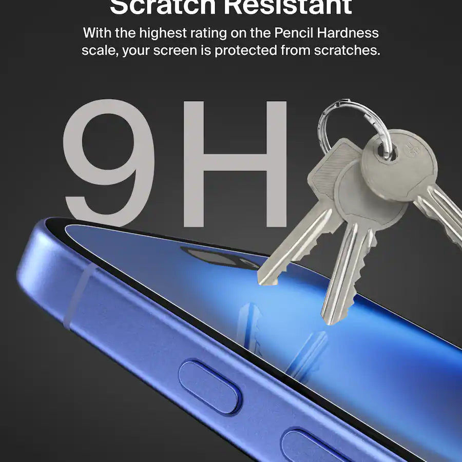 Belkin ScreenForce TemperedGlass Screen Protector for iPhone 16 Plus, iPhone 15 Plus & iPhone 14 Pro Max – Clear product image