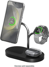 Samsung 3-in-1 Magnetic Wireless Charger – Black – Open Box Excellent product image