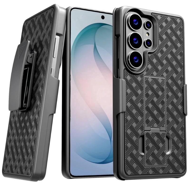 RomeTech Samsung Galaxy S26 Ultra 2026 Holster Case with Belt Clip & Kickstand – Black product image