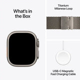 Apple Watch Ultra 4 (2026) GPS + Cellular 49mm Titanium Case with Natural Titanium Milanese Loop – Large – Unlocked product image