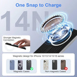 Entronix Magnetic Wireless Power Bank 12000mAh for iPhone and Android Devices – Black product image