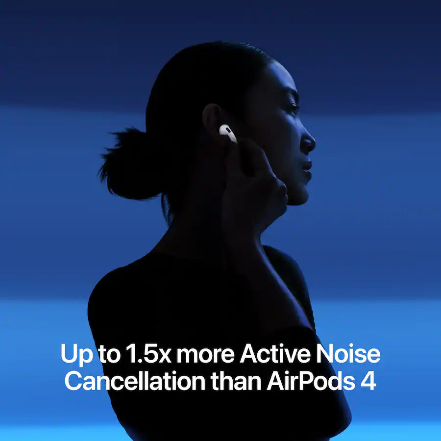 Apple AirPods 5 True Wireless Active Noise Cancelling Earbuds with Wireless Charging Case – White product image